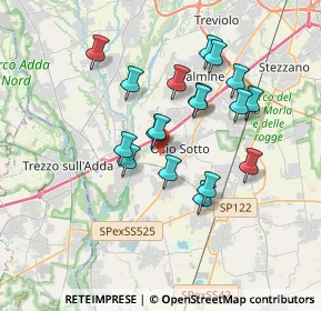 Mappa Via Dante Alighieri, 24046 Osio Sotto BG, Italia (3.07722)