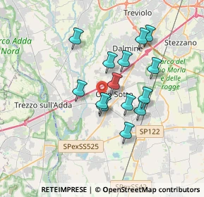 Mappa Via Dante Alighieri, 24046 Osio Sotto BG, Italia (2.85071)