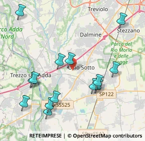 Mappa Via Dante Alighieri, 24046 Osio Sotto BG, Italia (4.50643)