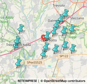 Mappa Via Dante Alighieri, 24046 Osio Sotto BG, Italia (3.87688)