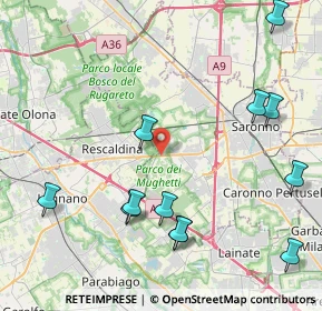 Mappa Via del Purgante, 21040 Uboldo VA, Italia (5.0175)