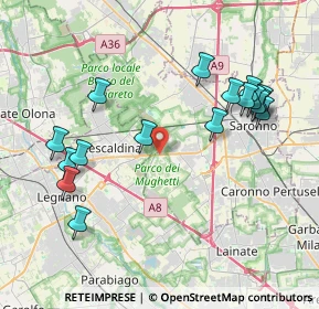 Mappa Via del Purgante, 21040 Uboldo VA, Italia (4.30353)