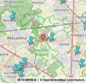 Mappa Via del Purgante, 21040 Uboldo VA, Italia (3.12636)