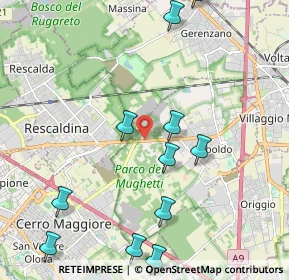 Mappa Via del Purgante, 21040 Uboldo VA, Italia (2.48273)