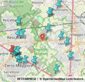 Mappa Via del Purgante, 21040 Uboldo VA, Italia (2.5725)