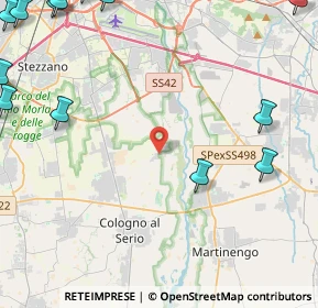 Mappa Via Monsignor Peruzzo, 24059 Urgnano BG, Italia (7.88)