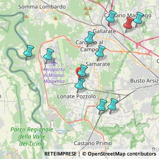 Mappa Via Trieste, 21010 Ferno VA, Italia (4.46636)