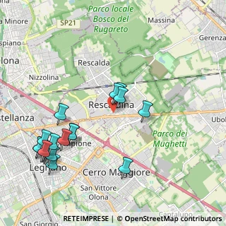 Mappa Via Giulio Zerbi, 20027 Rescaldina MI, Italia (2.36)