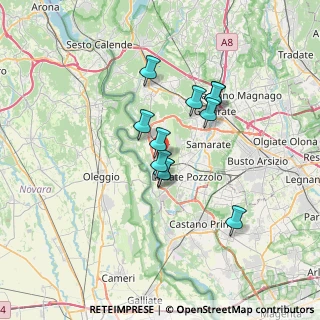 Mappa Aeroporto di Milano-Malpensa Cargo City Edifici E ed F, 21015 Lonate Pozzolo VA, Italia (5.17182)