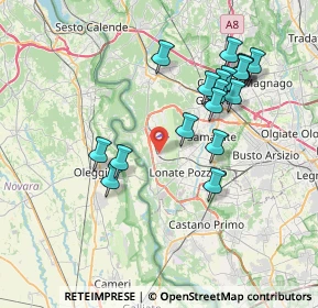Mappa Aeroporto di Milano-Malpensa Cargo City Edifici E ed F, 21015 Lonate Pozzolo VA, Italia (7.32722)