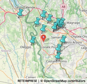 Mappa Aeroporto di Milano-Malpensa Cargo City Edifici E ed F, 21015 Lonate Pozzolo VA, Italia (6.64571)