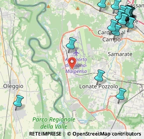 Mappa Aeroporto di Milano-Malpensa Cargo City Edifici E ed F, 21015 Lonate Pozzolo VA, Italia (6.646)