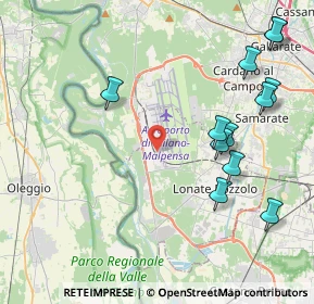 Mappa Aeroporto di Milano-Malpensa Cargo City Edifici E ed F, 21015 Lonate Pozzolo VA, Italia (4.83167)