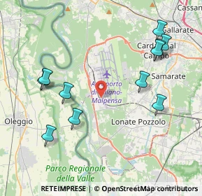 Mappa Aeroporto di Milano-Malpensa Cargo City Edifici E ed F, 21015 Lonate Pozzolo VA, Italia (4.54182)
