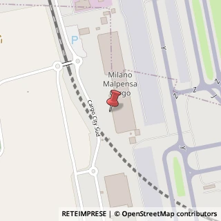 Mappa Aeroporto DI Milano-malpensa Cargo City Edifici E Ed F, 21010 Lonate Pozzolo, Varese (Lombardia)