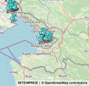Mappa Via Errera Carlo, 34147 Trieste TS, Italia (21.45625)