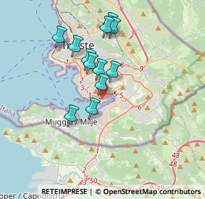 Mappa Via Errera Carlo, 34147 Trieste TS, Italia (3.00917)