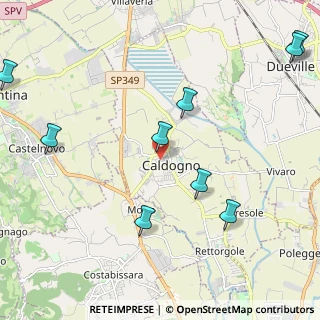 Mappa Via Alessandro Volta, 36030 Caldogno VI, Italia (2.98727)