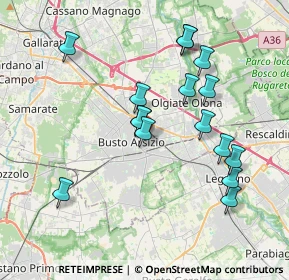 Mappa Via Buonarroti Michelangelo, 21052 Busto Arsizio VA, Italia (3.67188)
