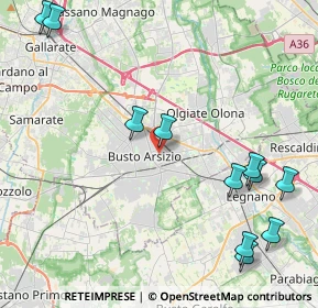Mappa Via Buonarroti Michelangelo, 21052 Busto Arsizio VA, Italia (5.29818)