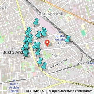 Mappa Via Carlo Maria Piazza, 21052 Busto Arsizio VA, Italia (0.4425)