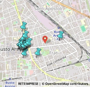 Mappa Via Carlo Maria Piazza, 21052 Busto Arsizio VA, Italia (0.4995)