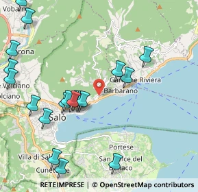 Mappa Via dei Larici, 25087 Salò BS, Italia (2.5445)