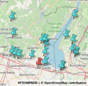 Mappa Via dei Larici, 25087 Salò BS, Italia (17.8555)