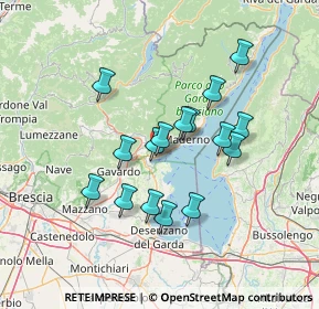 Mappa Via dei Larici, 25087 Salò BS, Italia (11.7225)