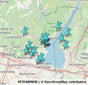 Mappa Via dei Larici, 25087 Salò BS, Italia (10.46)