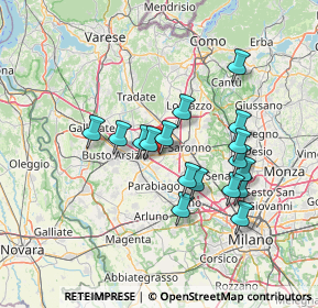 Mappa Via Valfurva, 20027 Rescaldina MI, Italia (12.35118)