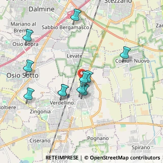 Mappa 24049 Levate BG, Italia (1.85091)