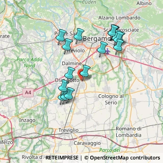 Mappa 24049 Levate BG, Italia (7.67556)