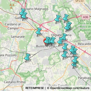 Mappa Via Giuseppe Tettamanti, 21052 Busto Arsizio VA, Italia (4.14263)