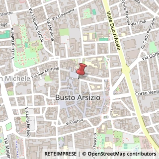 Mappa Via delle Industrie, snc, 21052 Busto Arsizio, Varese (Lombardia)