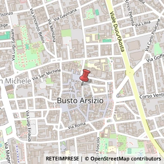 Mappa Via Giuseppe Tettamanti, 5, 21052 Busto Arsizio, Varese (Lombardia)