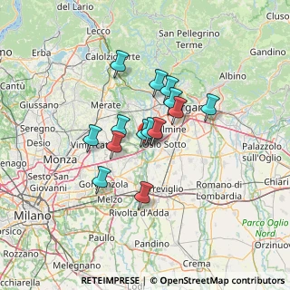 Mappa Via Alcide De Gasperi, 24042 Capriate San Gervasio BG, Italia (9.64786)