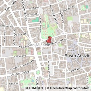 Mappa Via San Michele, 13, 21052 Busto Arsizio, Varese (Lombardia)
