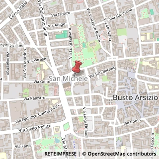 Mappa Piazza San Michele, 3, 21052 Busto Arsizio, Varese (Lombardia)