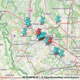 Mappa Via Sanzio Raffaello, 21052 Busto Arsizio VA, Italia (5.10824)