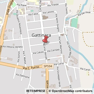 Mappa Corso Vercelli, 29, 13045 Gattinara, Vercelli (Piemonte)