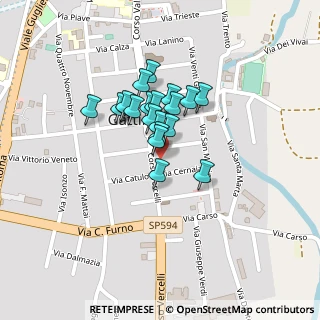 Mappa Via Cernaia, 13045 Gattinara VC, Italia (0.142)