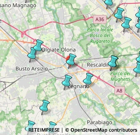 Mappa Viale Lombardia, 21053 Castellanza VA, Italia (6.287)