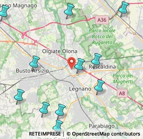 Mappa Viale Lombardia, 21053 Castellanza VA, Italia (5.43909)