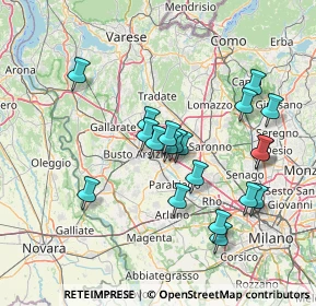 Mappa Viale Lombardia, 21053 Castellanza VA, Italia (13.36)