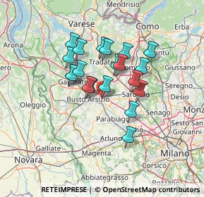 Mappa Viale Lombardia, 21053 Castellanza VA, Italia (10.606)