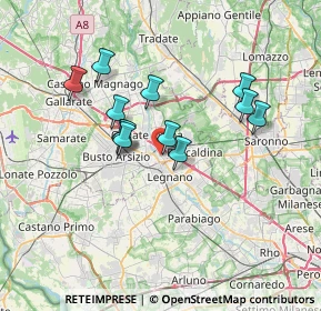 Mappa Viale Lombardia, 21053 Castellanza VA, Italia (5.8075)