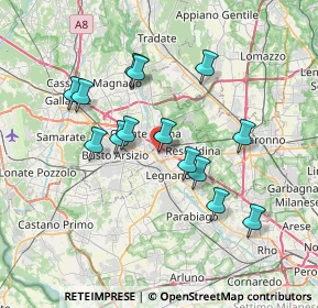 Mappa Viale Lombardia, 21053 Castellanza VA, Italia (6.52143)
