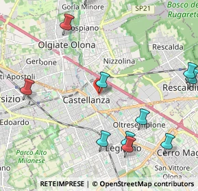 Mappa Viale Lombardia, 21053 Castellanza VA, Italia (2.7825)