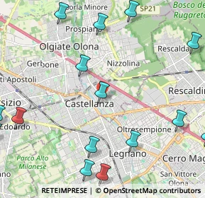 Mappa Viale Lombardia, 21053 Castellanza VA, Italia (2.96733)